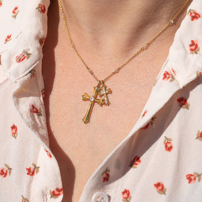 Double Crossed Necklace