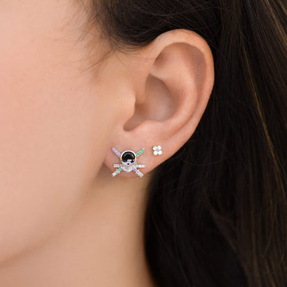 One Piece Zoro & Sanji Earring Set