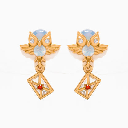 Harry Potter Hedwig Dangle Earrings