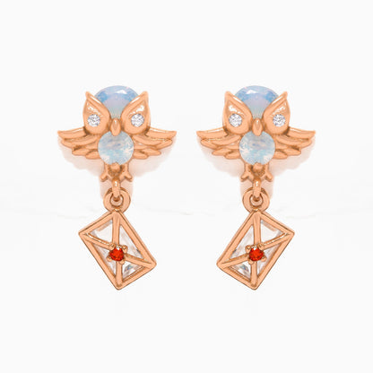 Harry Potter Hedwig Dangle Earrings