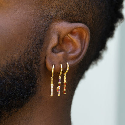 One Piece Three Sword Style Hoops