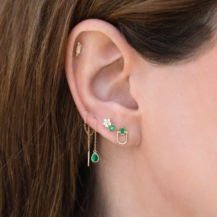 Fine Vintage Emerald Earrings