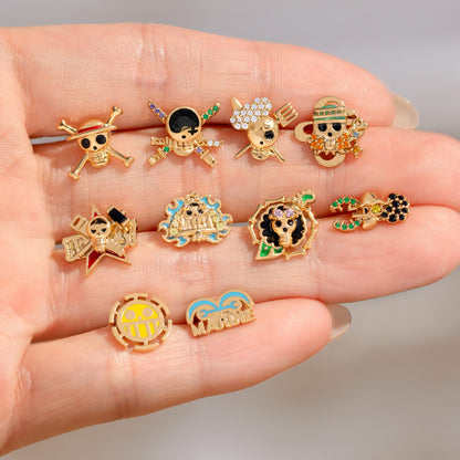One Piece Brook Earring Set