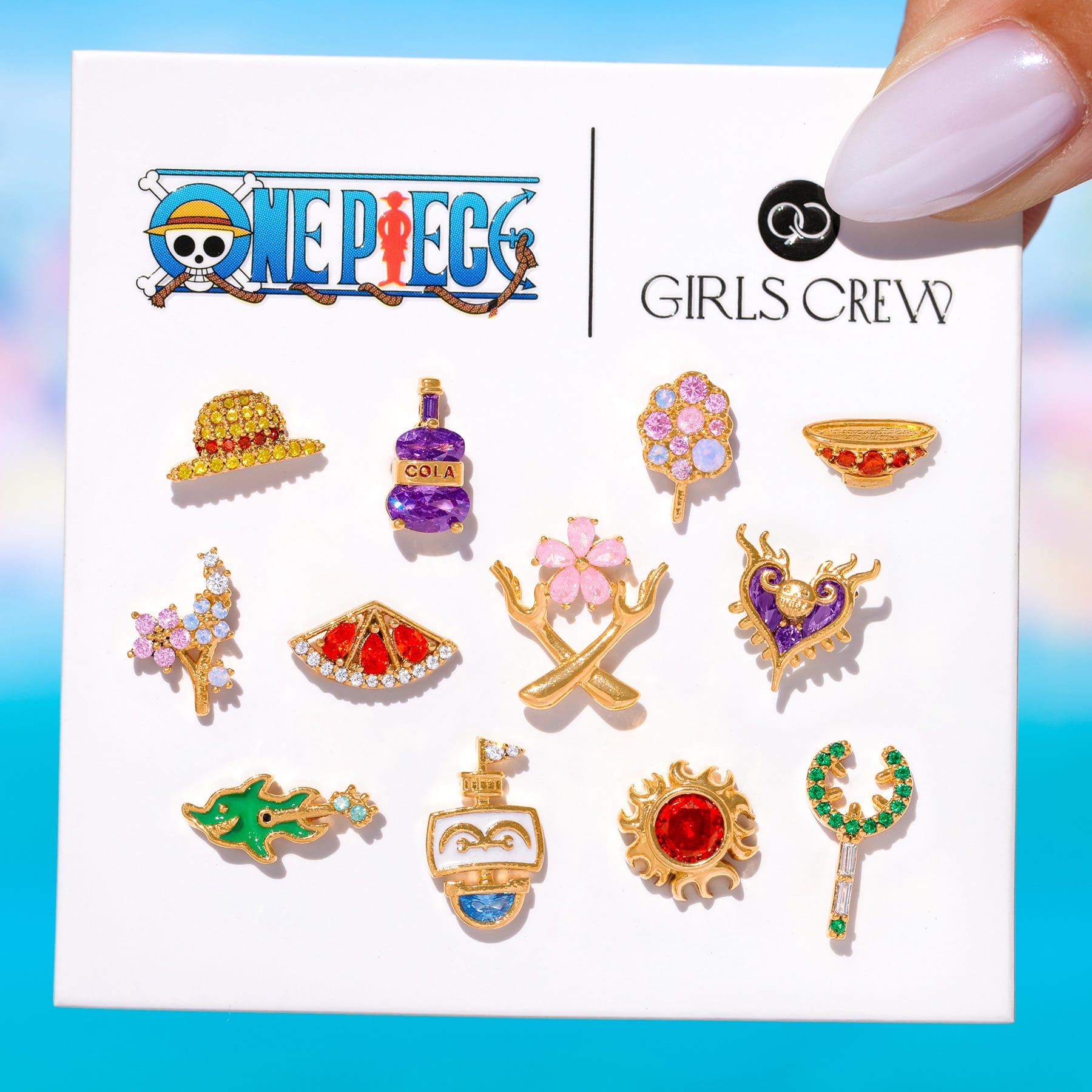 One Piece Jinbe Earring Set