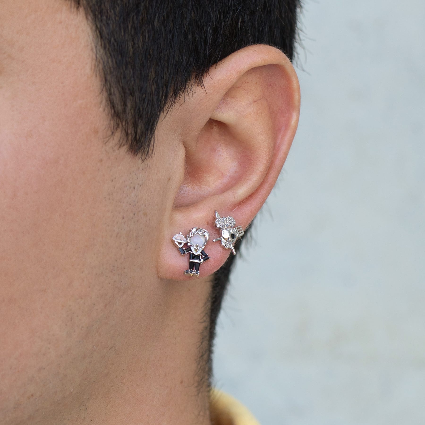 One Piece Zoro & Sanji Earring Set