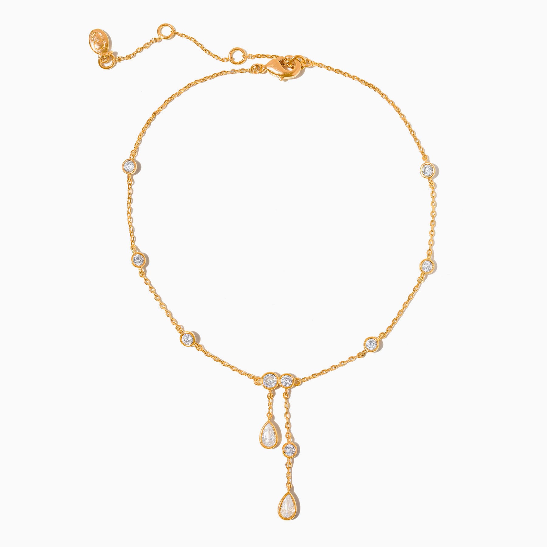 Raining Bezel Anklet
