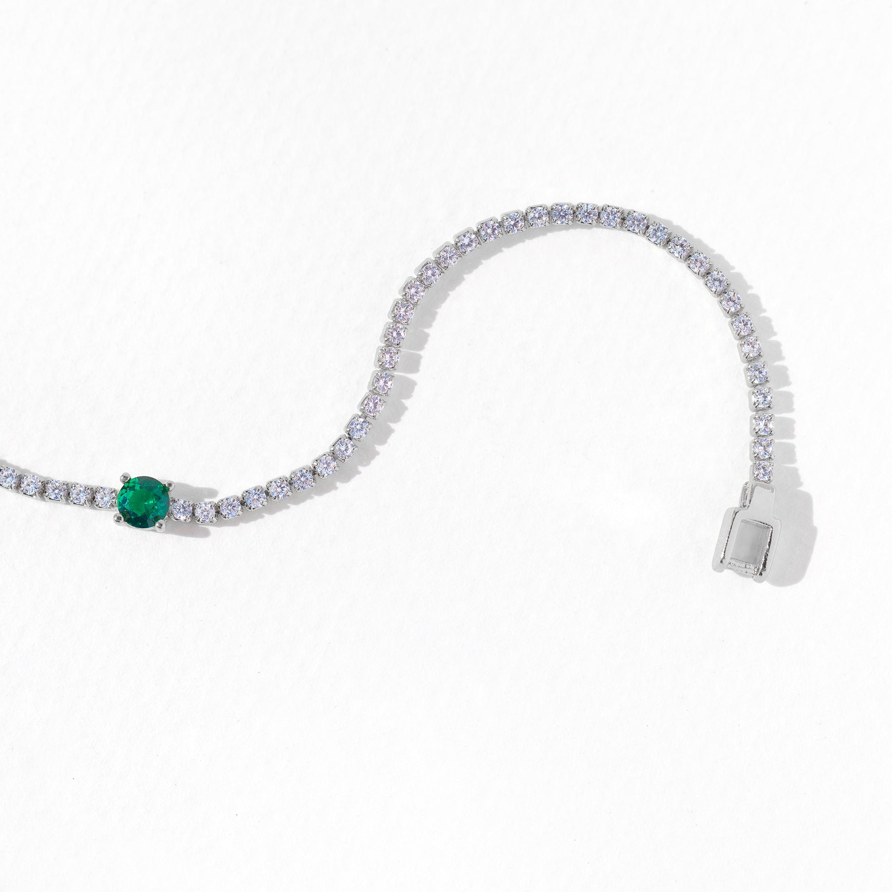 Enchanting Emerald Tennis Bracelet