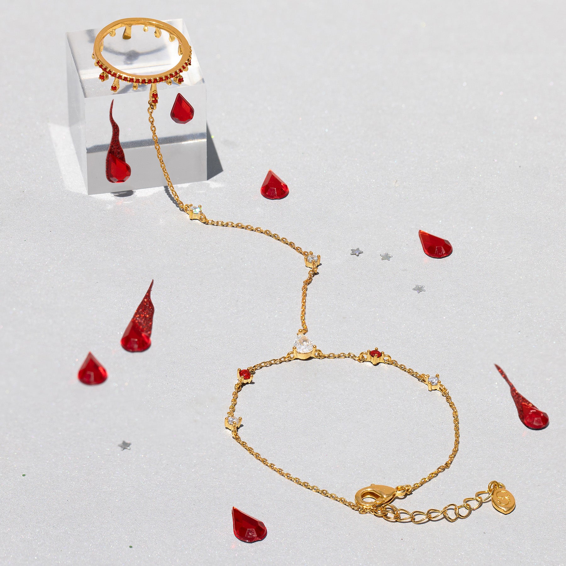 Blood Moon Hand Chain
