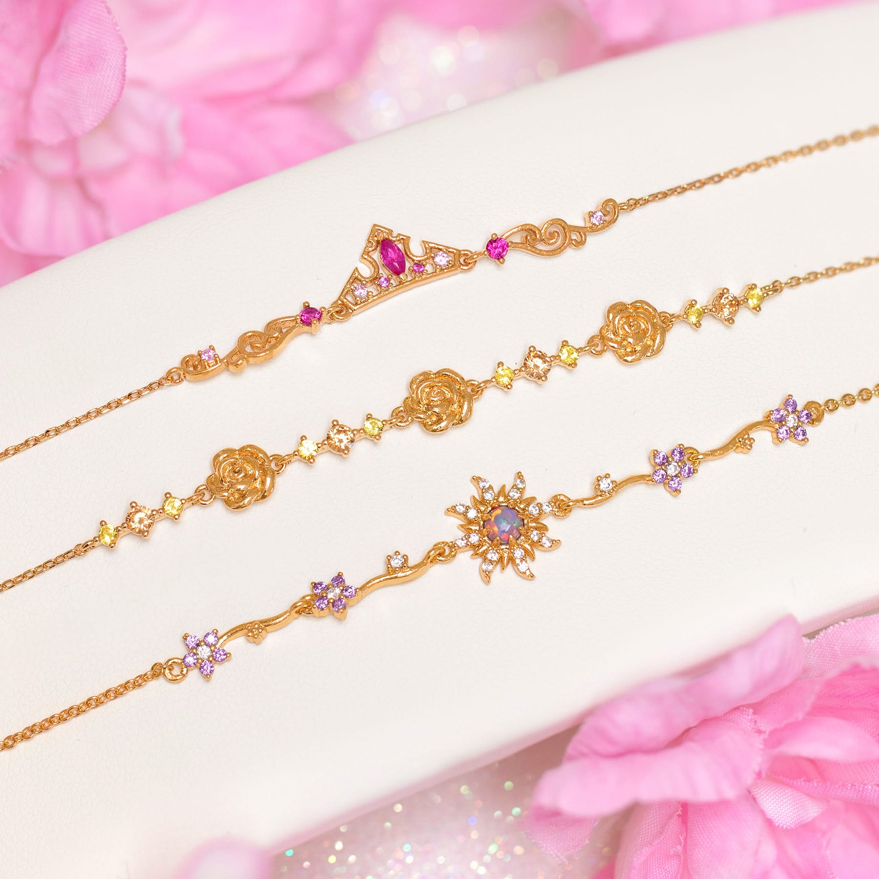 Disney Princess Sleeping Beauty Aurora Crown Bracelet