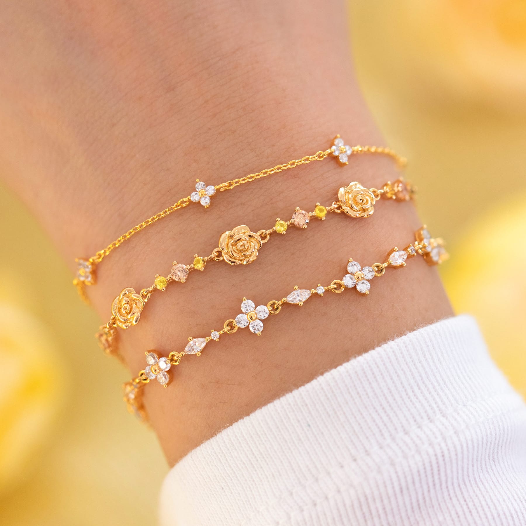 Disney Beauty & The Beast Enchanted Rose Bracelet – Girls Crew