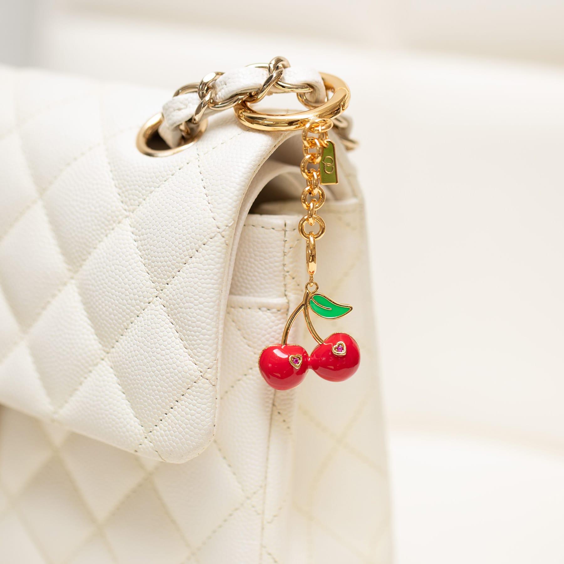 Cherry Bag Charm