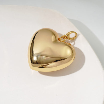 Heart of Gold Bag Charm