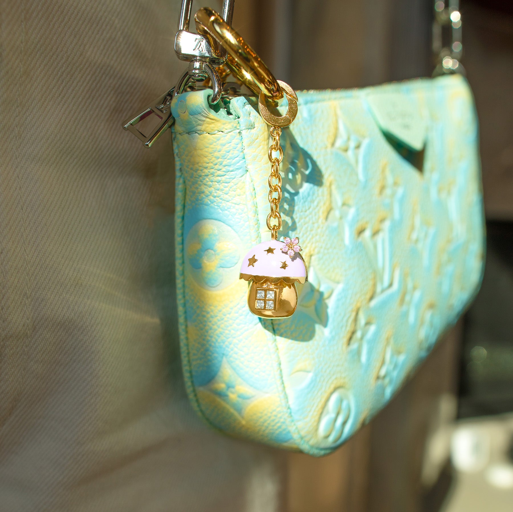 Shroom Cottage Bag Charm