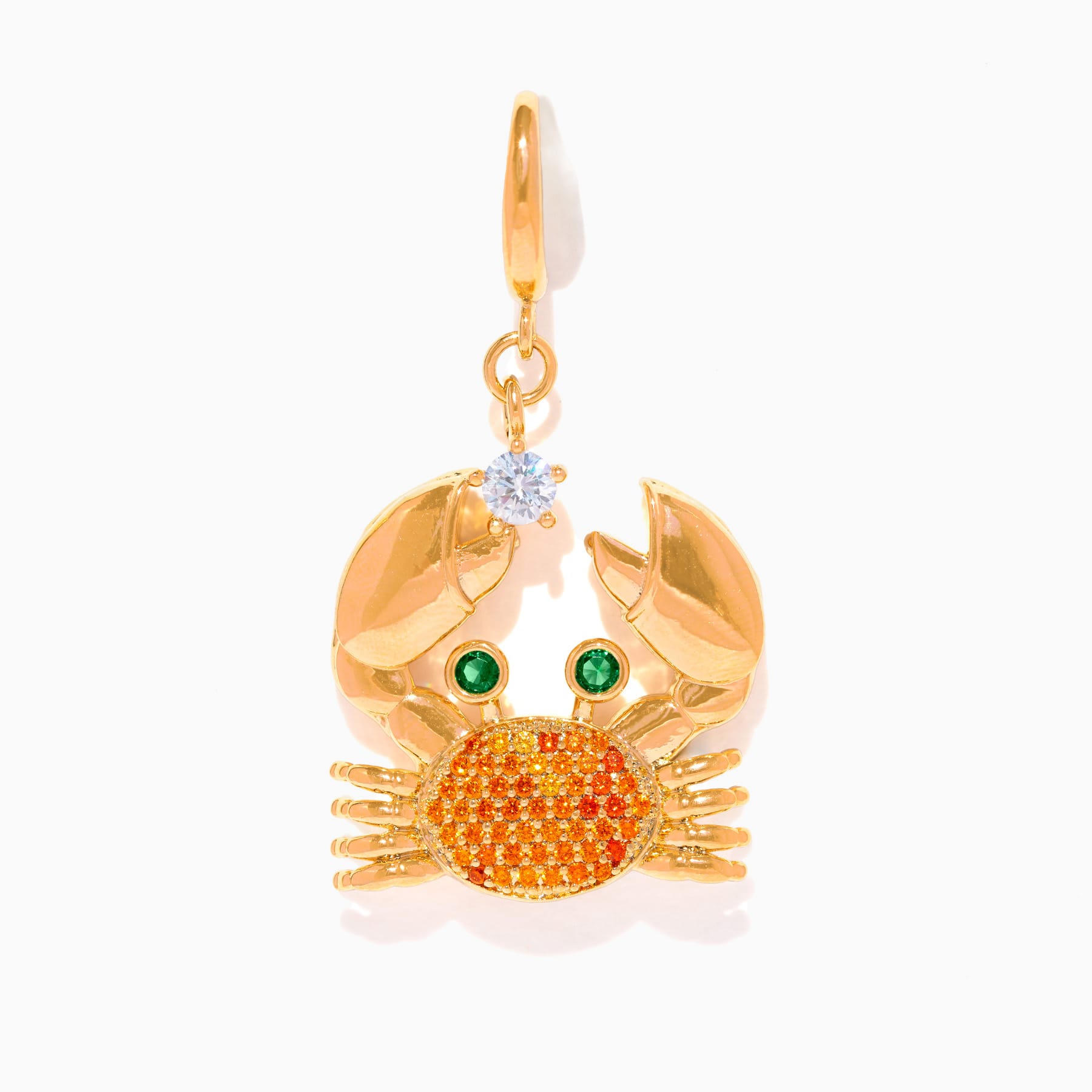 Luxe Crab Bag Charm