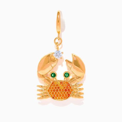 Luxe Crab Bag Charm