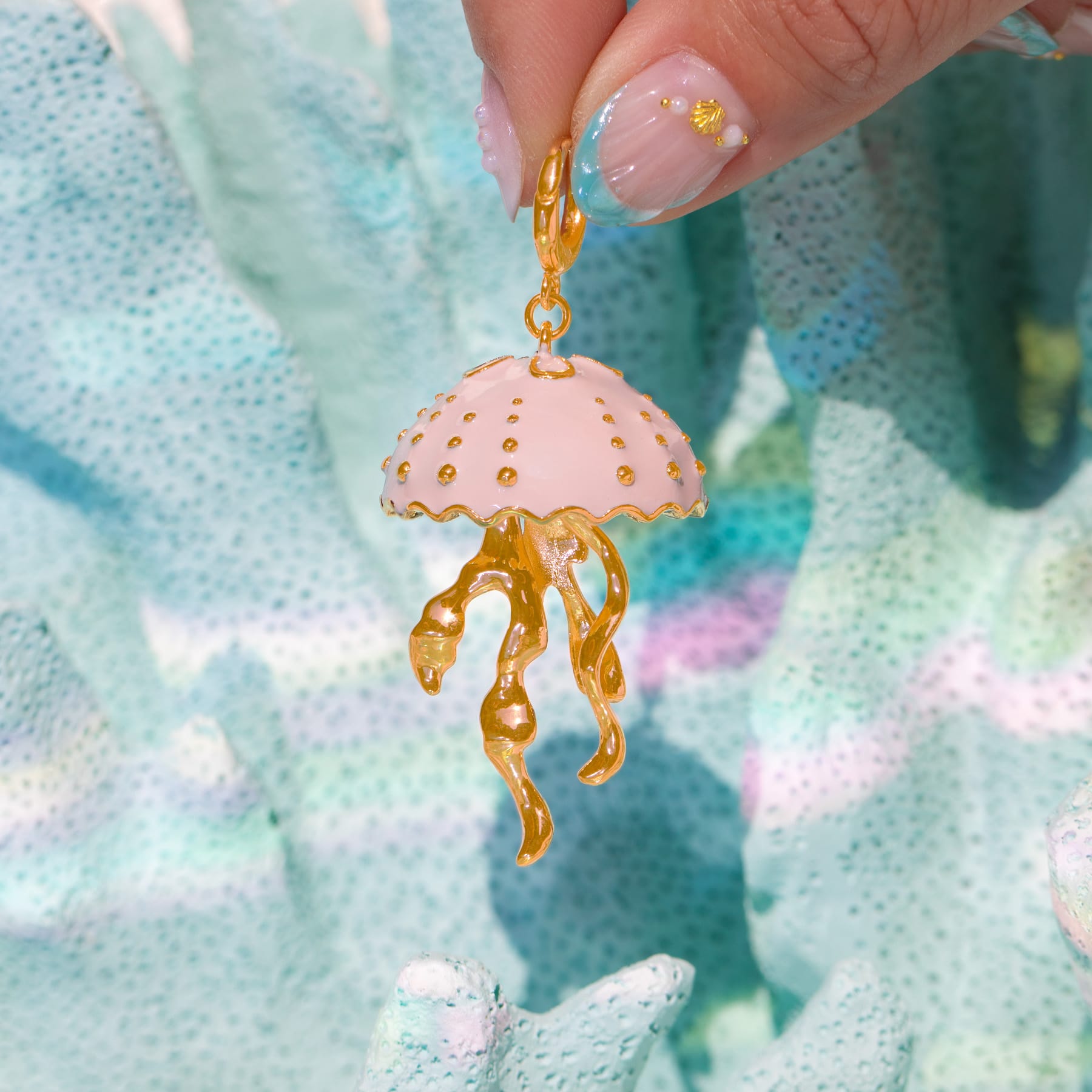 Luxe Jellyfish Bag Charm