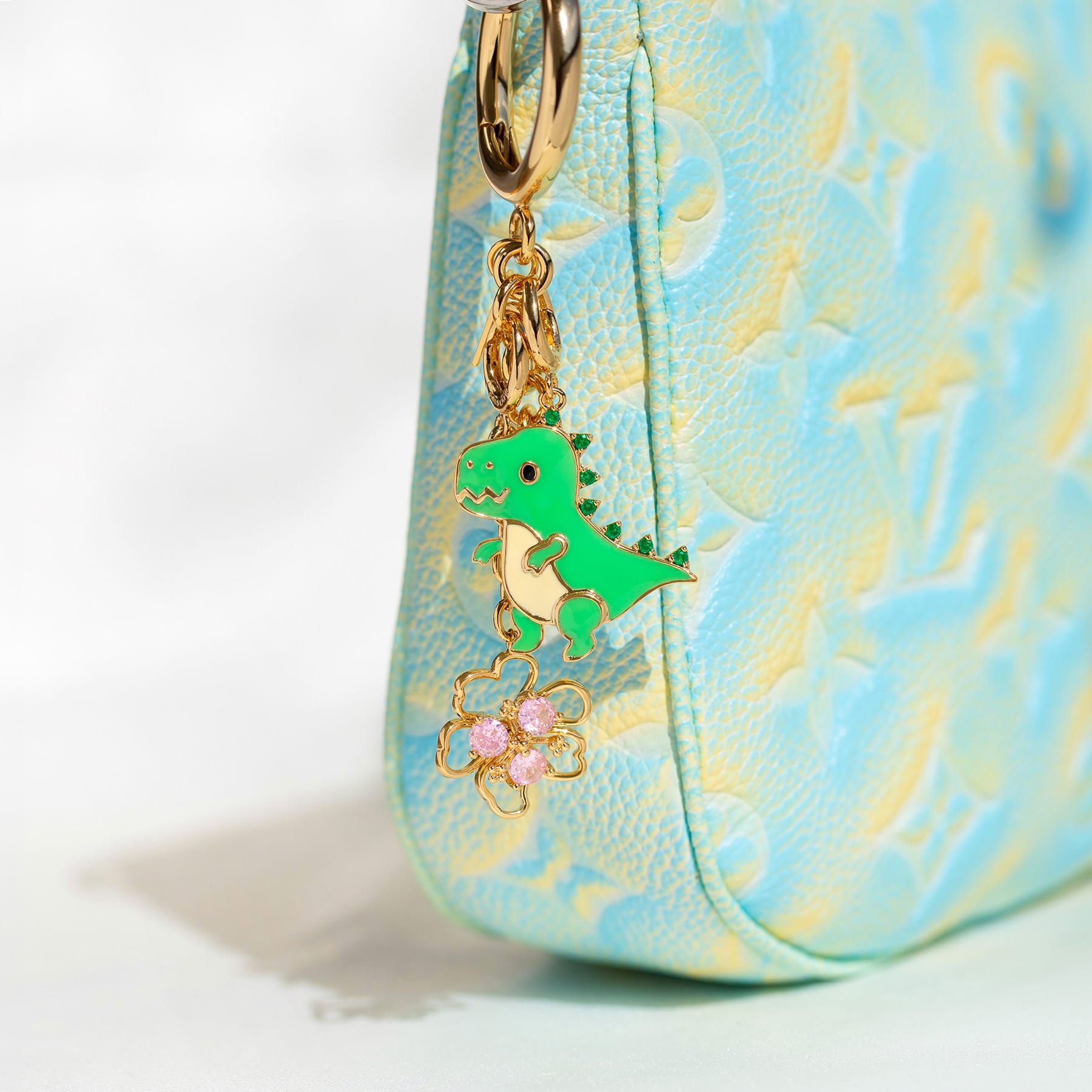 Aloha Dino Bag Charm