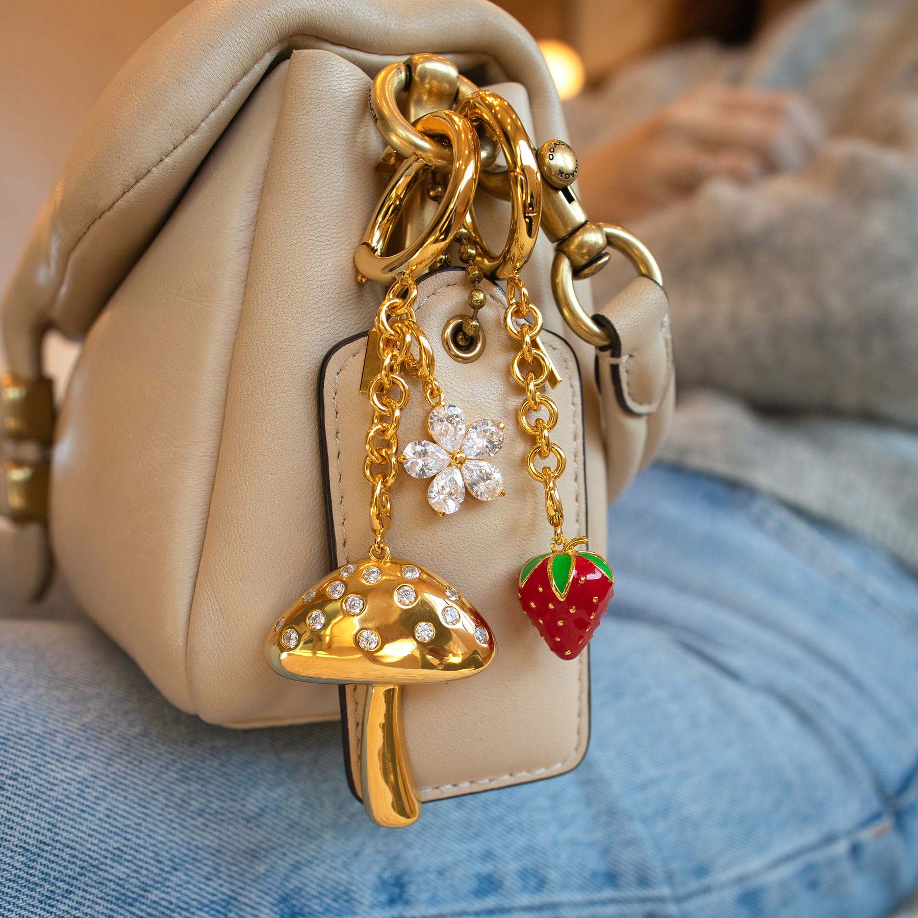 Mushroom Bag Charm