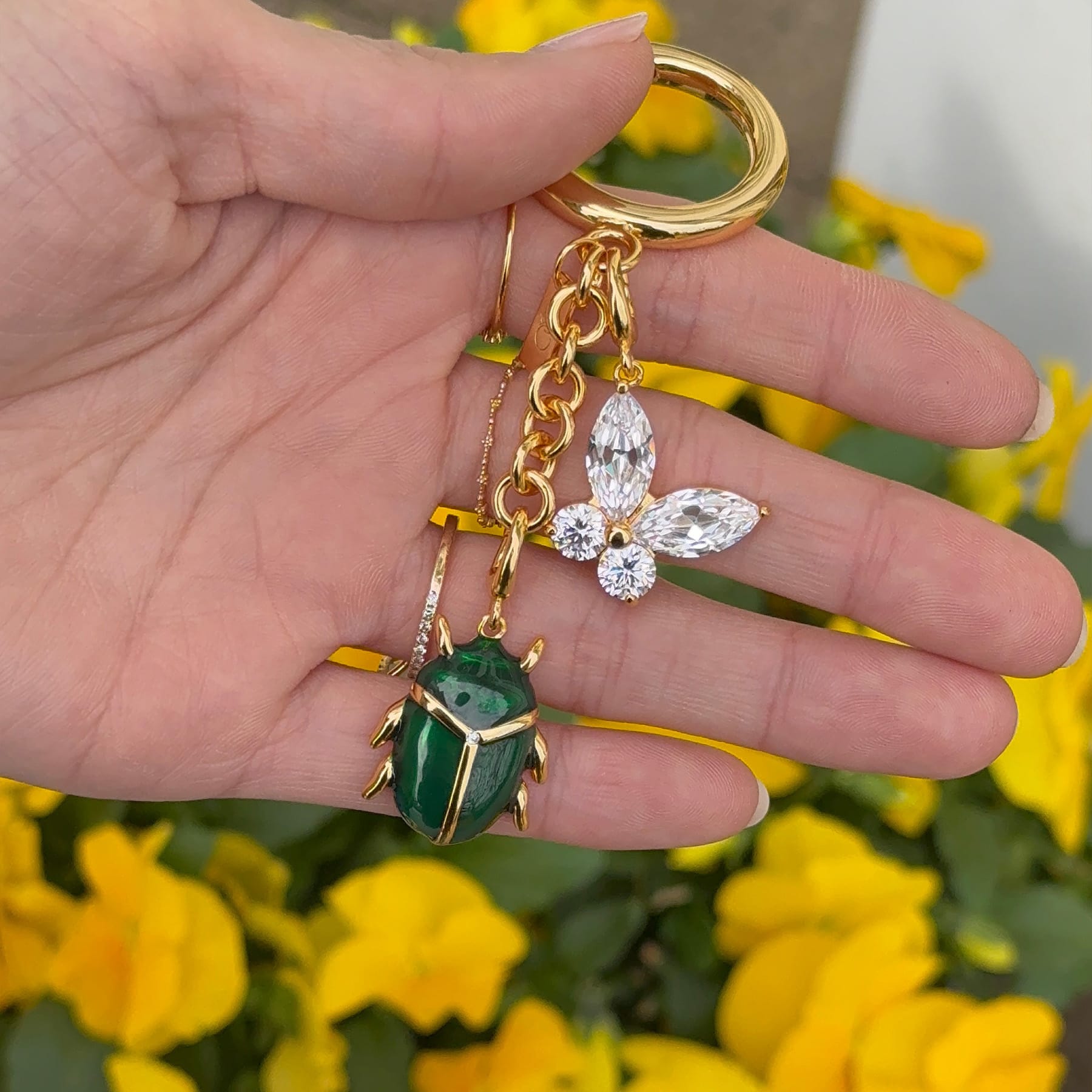 Beetle Bag Charm