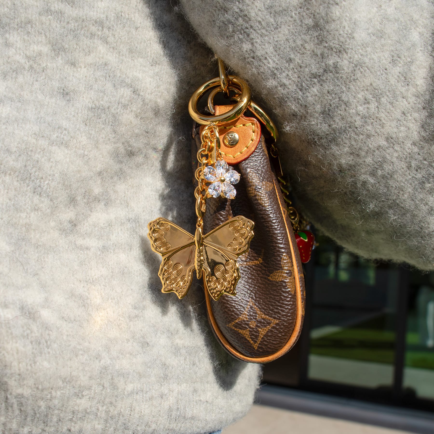 Butterfly Bag Charm