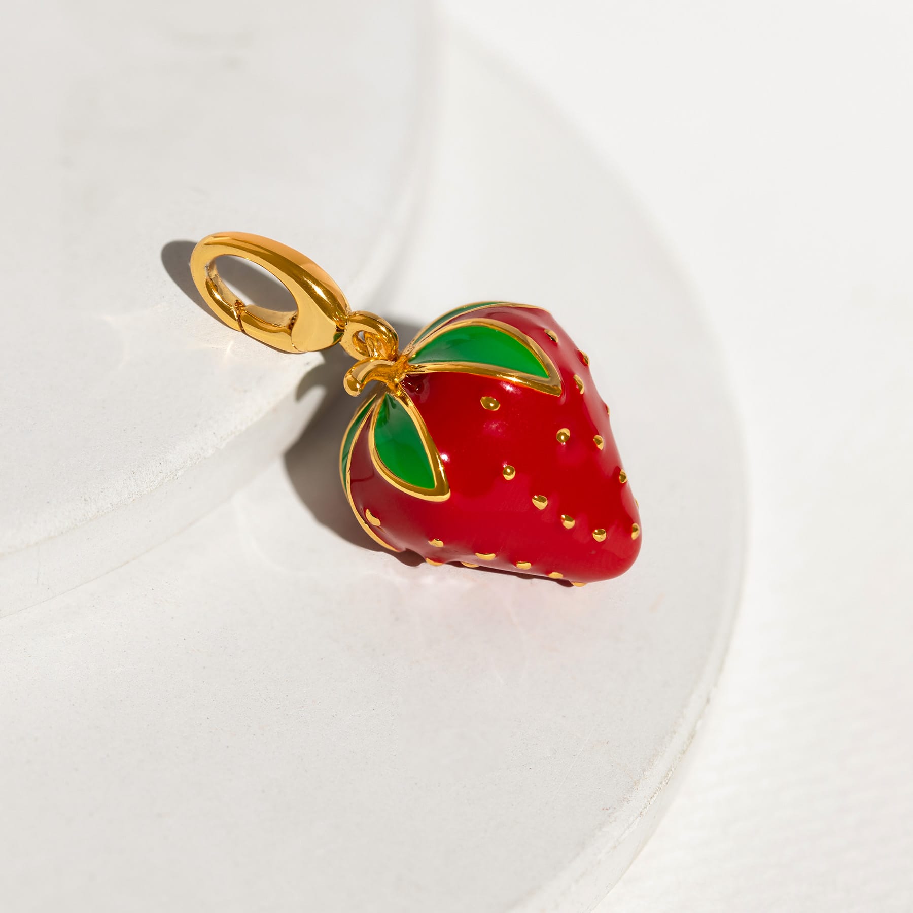 Strawberry Bag Charm