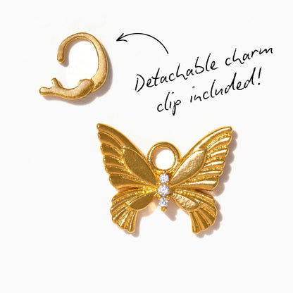 Golden Butterfly Charm