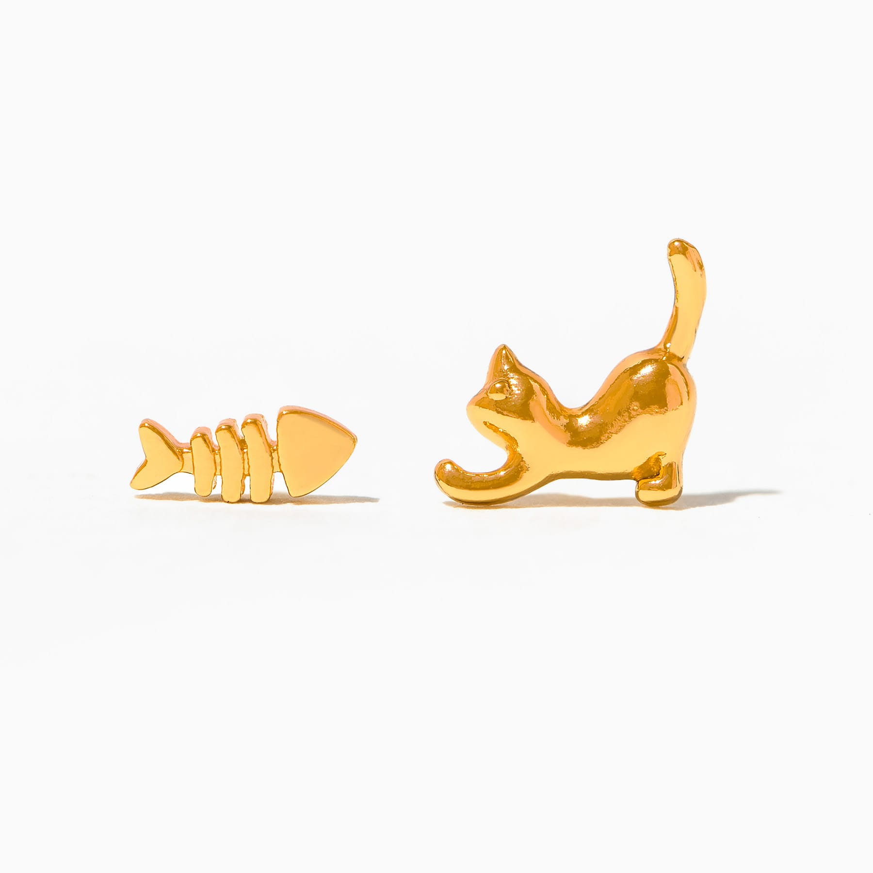 Teeny Tiny Purrfect Catch Studs