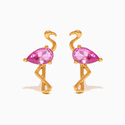 Flamingo Studs