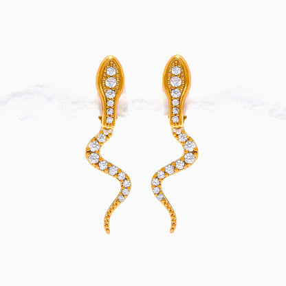 Python Ear Jacket Earrings