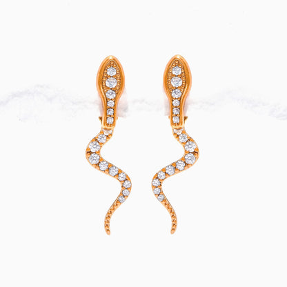 Python Ear Jacket Earrings