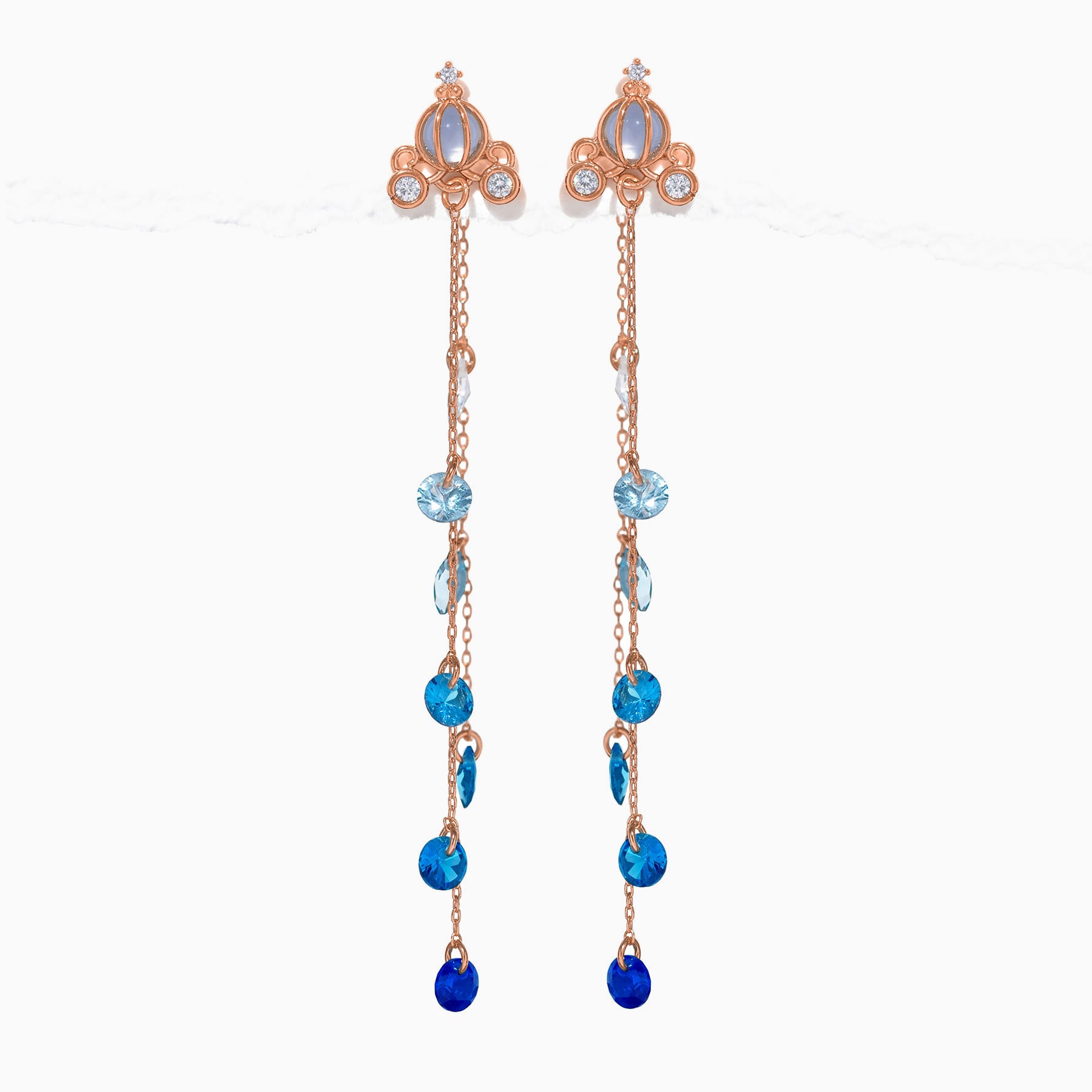 Disney Princess Cinderella Dangle Earrings