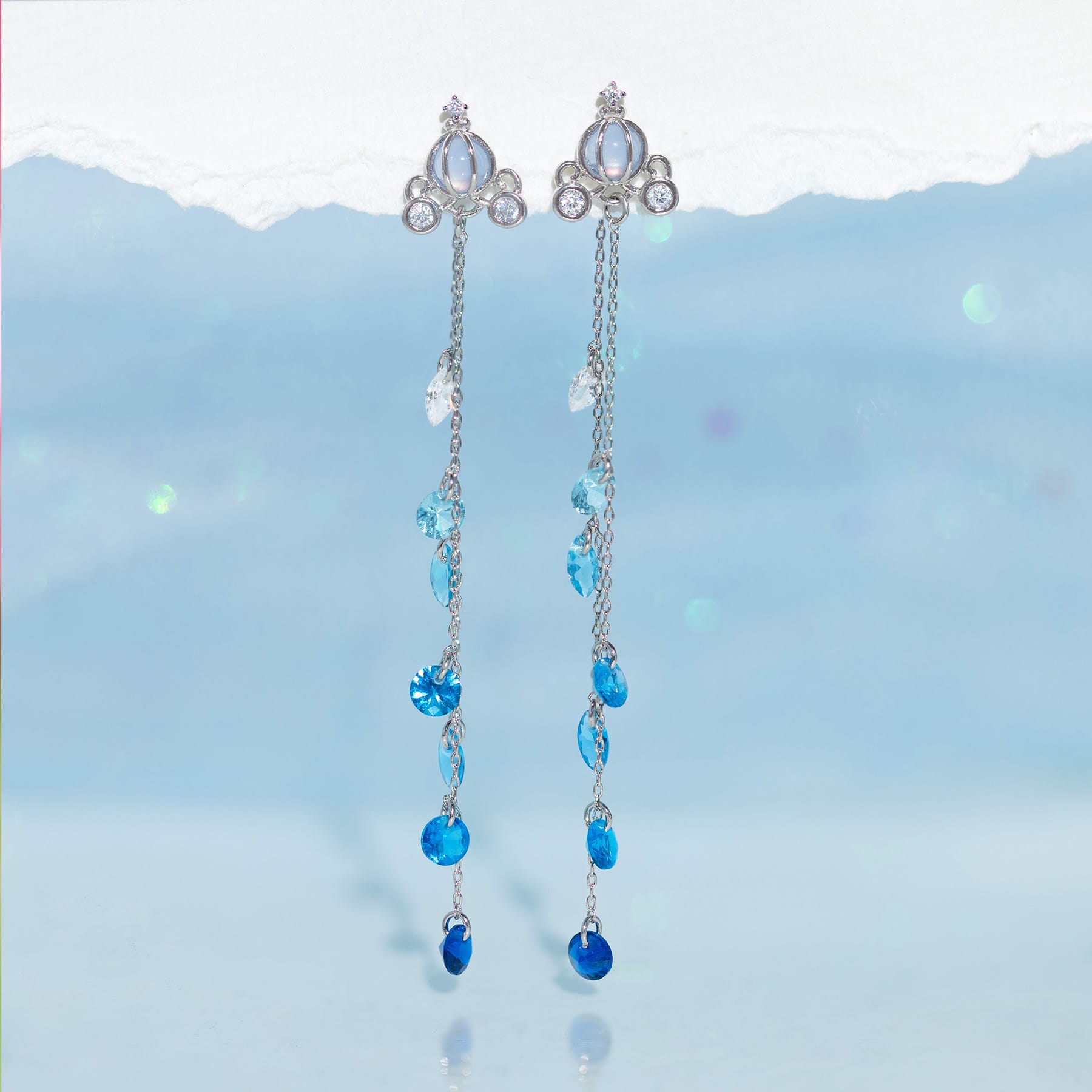 Disney Princess Cinderella Dangle Earrings