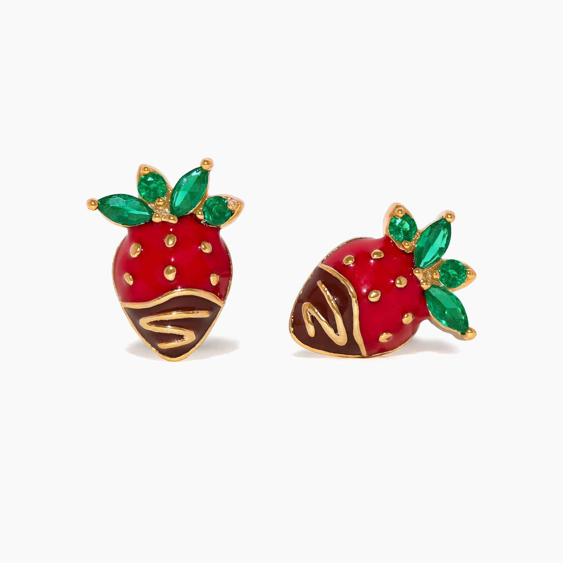 Chocolate Covered Strawberry Studs