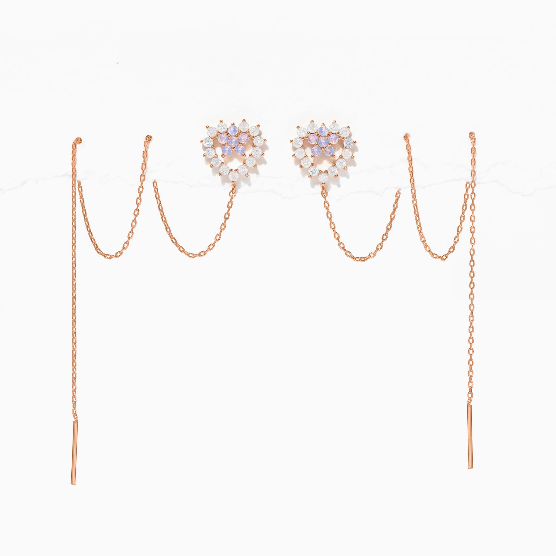 Heartstring Threader Earrings