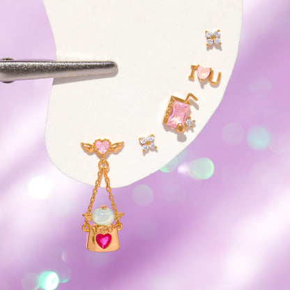 Star Wars™ Grogu Cupid Basket Dangle Earrings