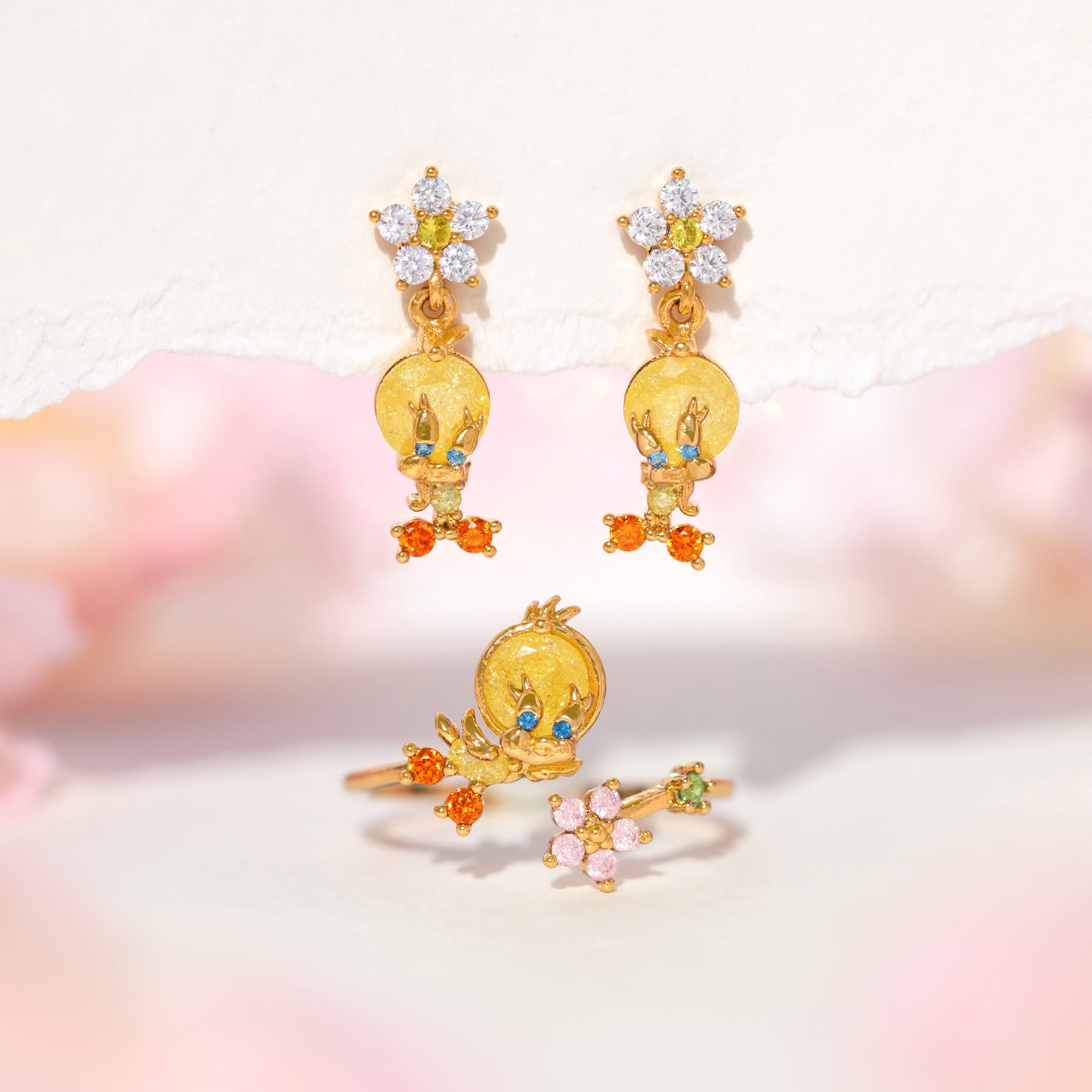 Looney Tunes Tweety Bird Adjustable Ring