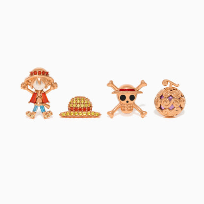 One Piece Monkey D. Luffy Earring Set
