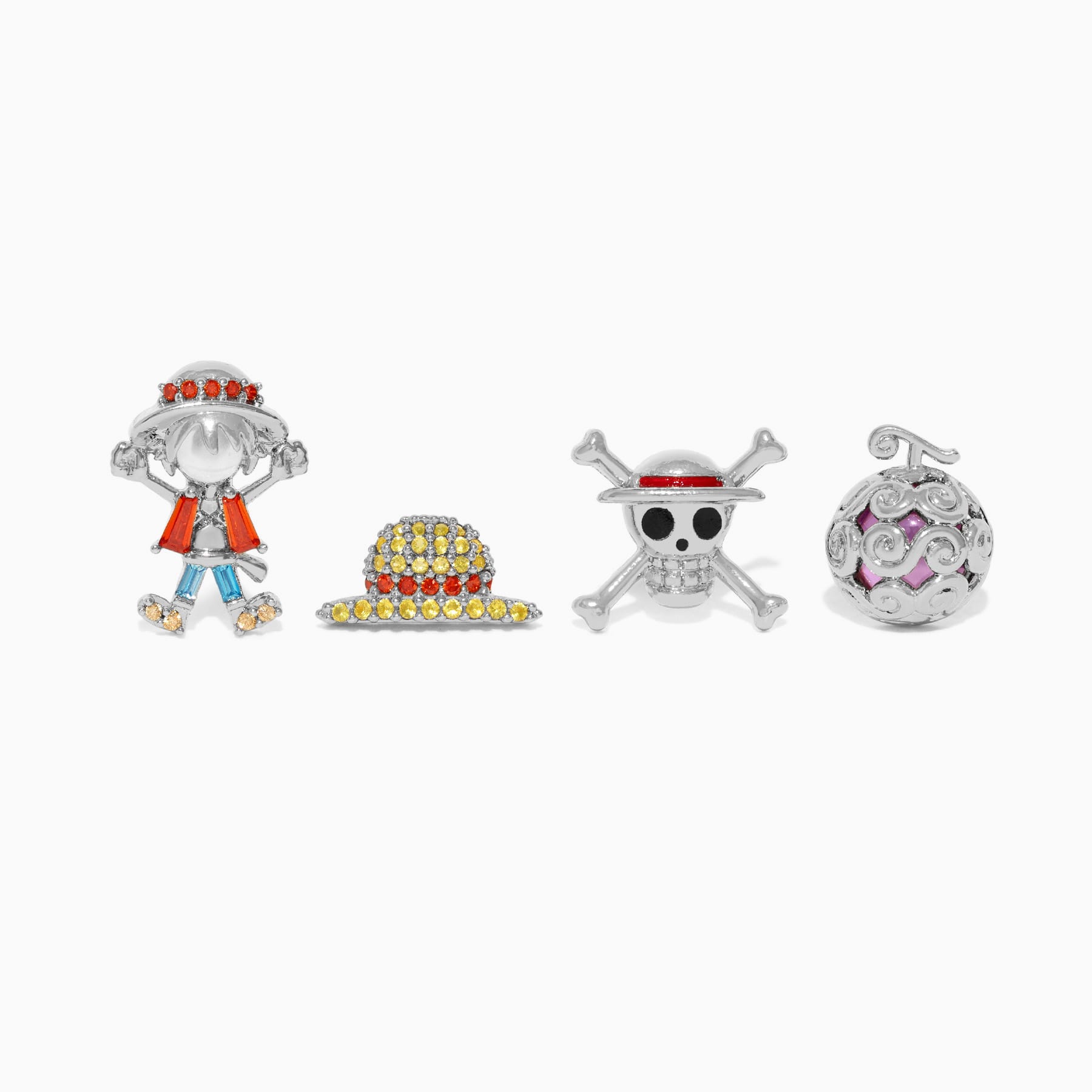 One Piece Monkey D. Luffy Earring Set
