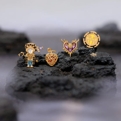 One Piece Law Earring Set