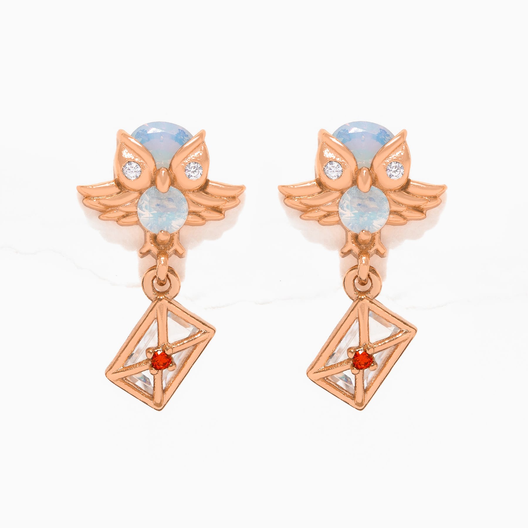Harry Potter Hedwig Dangle Earrings