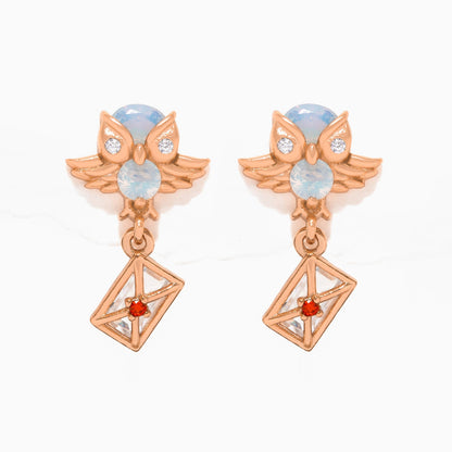 Harry Potter Hedwig Dangle Earrings