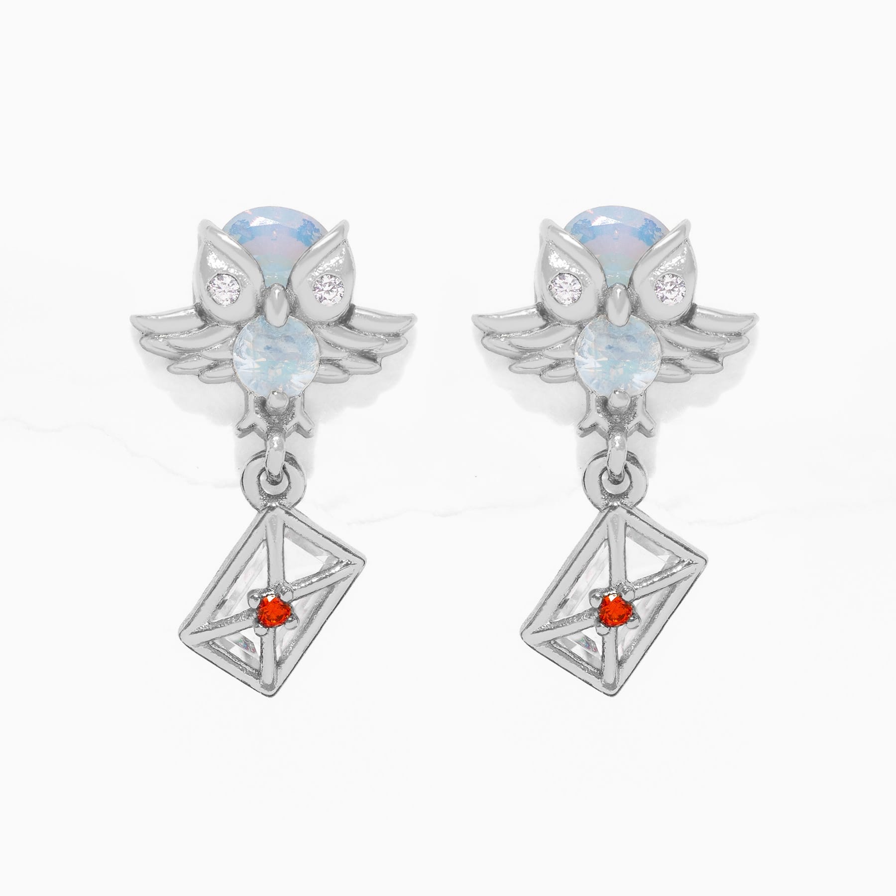 Harry Potter Hedwig Dangle Earrings