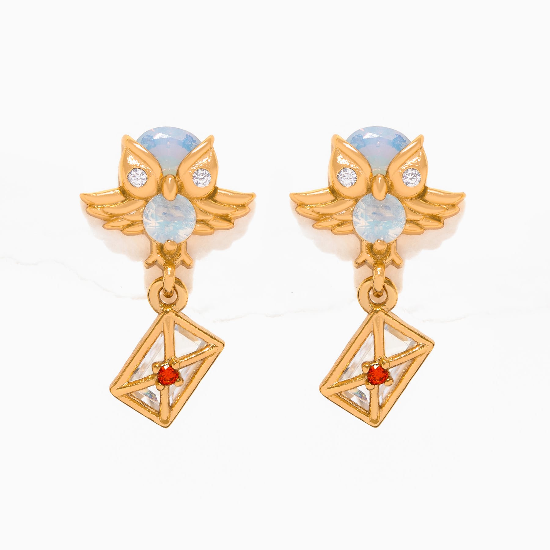 Harry Potter Hedwig Dangle Earrings