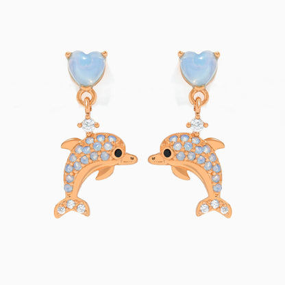 Dolphin Dangle Earrings