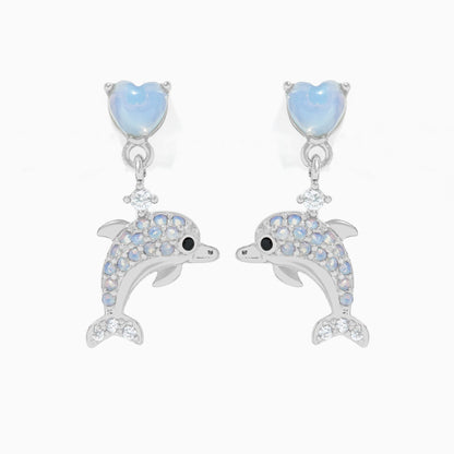 Dolphin Dangle Earrings