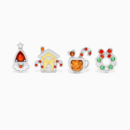 Merry Little Christmas Stud Set