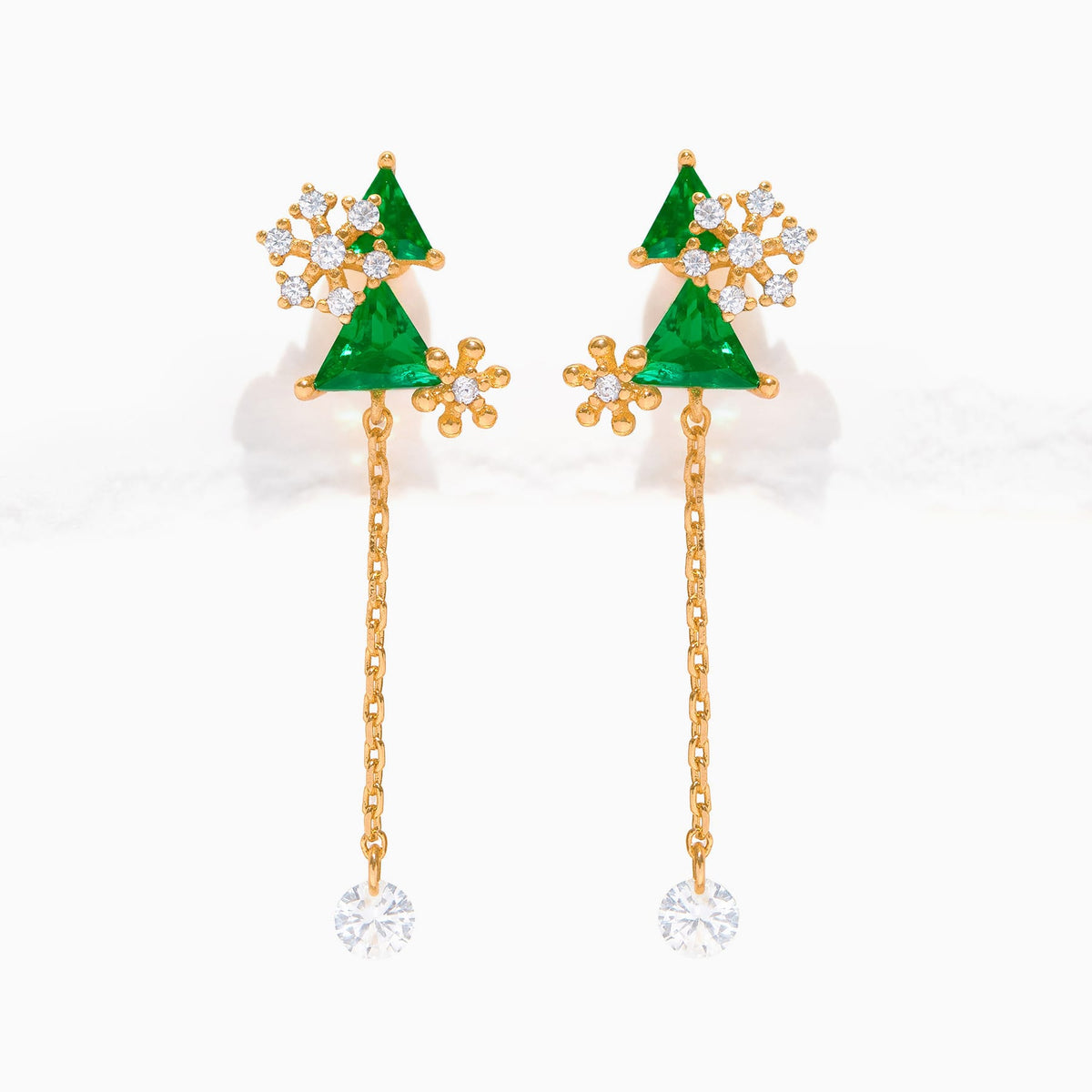Oh Christmas Tree Dangle Earrings