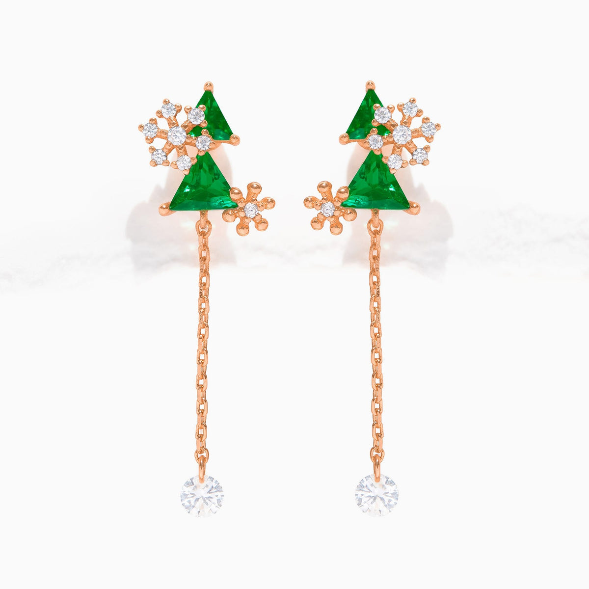 Oh Christmas Tree Dangle Earrings