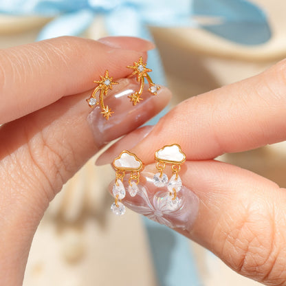 Head in the Clouds Mini Dangle Earrings
