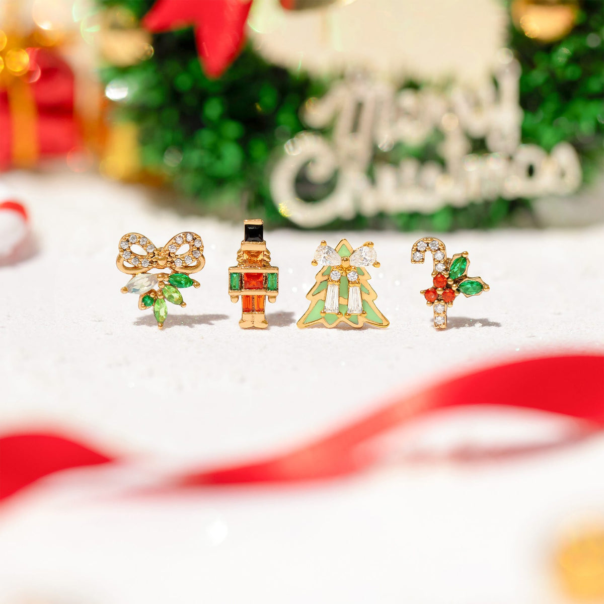 Underneath the Mistletoe Stud Set